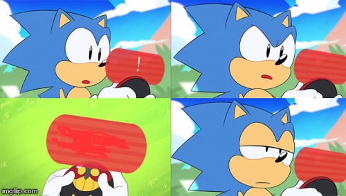 The Sonic Mania Meme Blank Meme Template