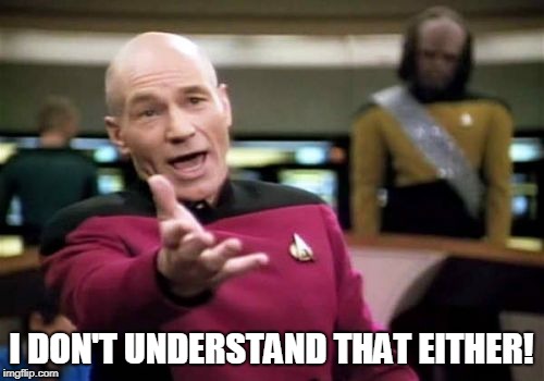 Picard Wtf Meme | I DON'T UNDERSTAND THAT EITHER! | image tagged in memes,picard wtf | made w/ Imgflip meme maker