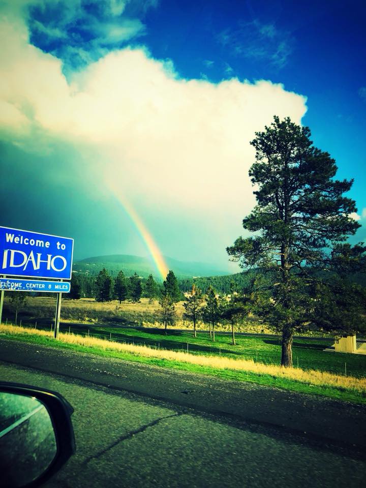 High Quality Idaho Rainbow Blank Meme Template