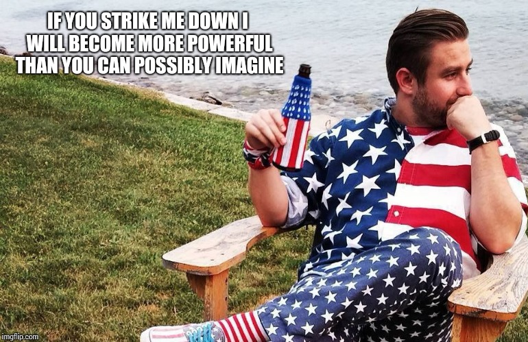 His Name Was Seth Rich | IF YOU STRIKE ME DOWN I WILL BECOME MORE POWERFUL THAN YOU CAN POSSIBLY IMAGINE | image tagged in american politics | made w/ Imgflip meme maker