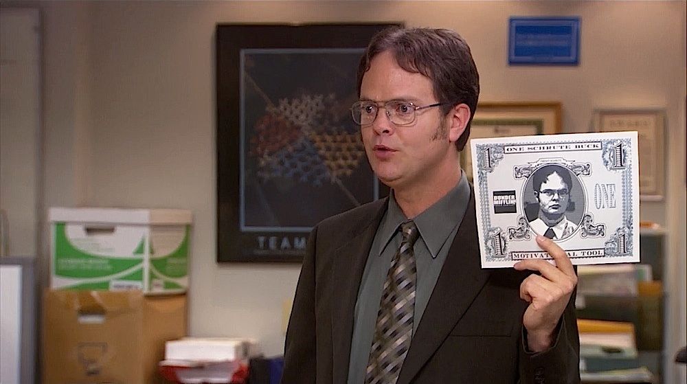 High Quality Schrute Buck Blank Meme Template