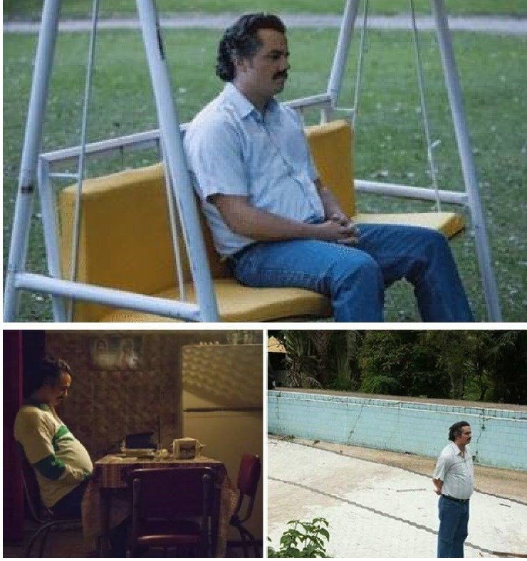 High Quality Narcos waiting Blank Meme Template