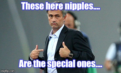 Jose's special ones | These here nipples.... Are the special ones.... | image tagged in jose's special ones | made w/ Imgflip meme maker