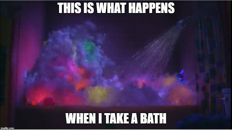 THIS IS WHAT HAPPENS; WHEN I TAKE A BATH | image tagged in bath,shower,funny,funny memes | made w/ Imgflip meme maker