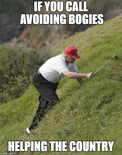 IF YOU CALL AVOIDING BOGIES HELPING THE COUNTRY | made w/ Imgflip meme maker