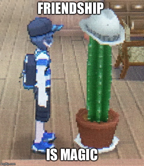 Forever Alone Pokemon Sun and Moon | FRIENDSHIP; IS MAGIC | image tagged in forever alone pokemon sun and moon | made w/ Imgflip meme maker