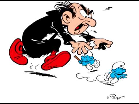 Gargamel and Smurfs Blank Meme Template