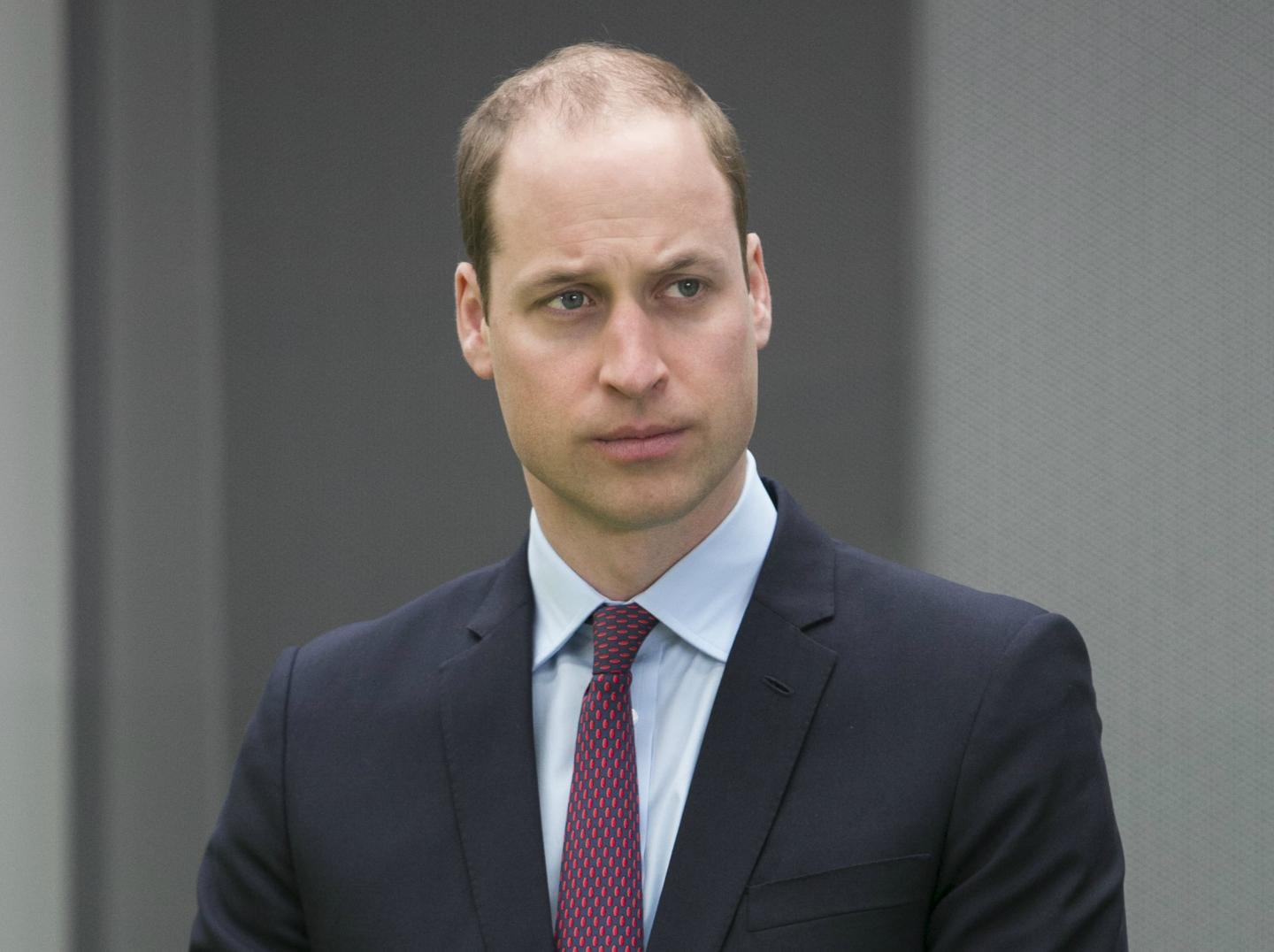 High Quality Sad Prince William Blank Meme Template