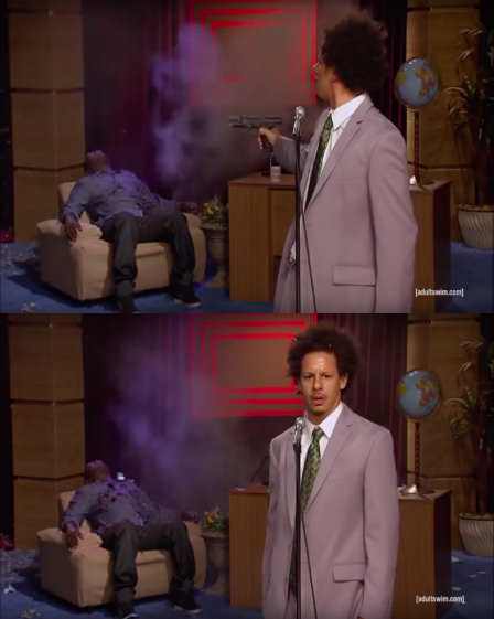 High Quality Eric Andre - werner Blank Meme Template