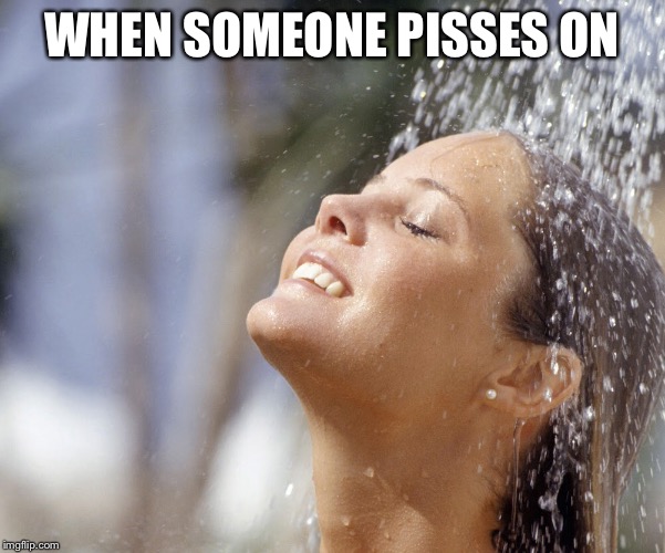 WHEN SOMEONE PISSES ON | made w/ Imgflip meme maker
