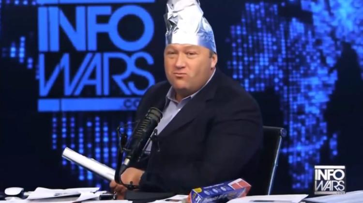 alex jones tinfoil hat Blank Meme Template