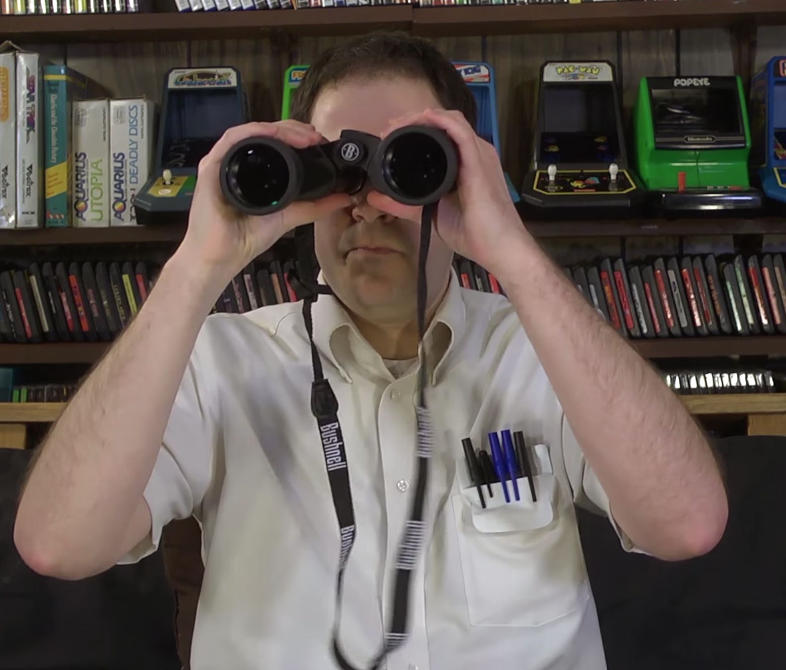 AVGN - Magnified vision Blank Meme Template