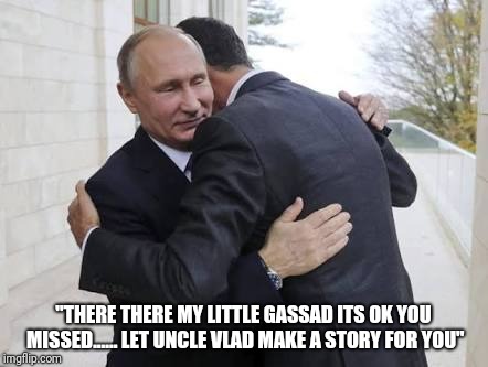 "THERE THERE MY LITTLE GASSAD ITS OK YOU MISSED...... LET UNCLE VLAD MAKE A STORY FOR YOU" | image tagged in vlad and gassad | made w/ Imgflip meme maker