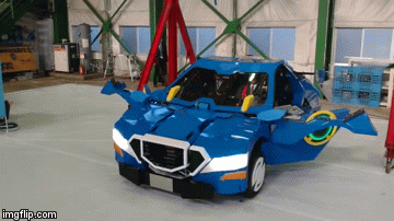 real transformer car