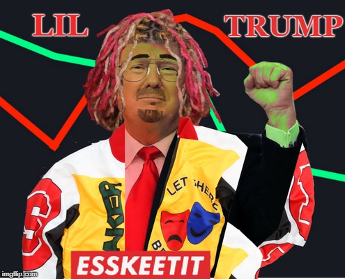 Coochie Tang  | TRUMP; LIL | image tagged in donald trump,lil pump,gucci,memes,funny | made w/ Imgflip meme maker