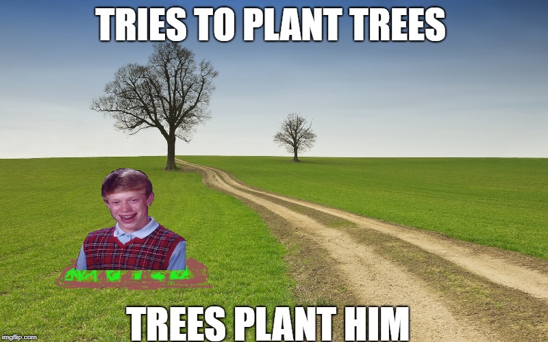 TRIES TO PLANT TREES TREES PLANT HIM | made w/ Imgflip meme maker