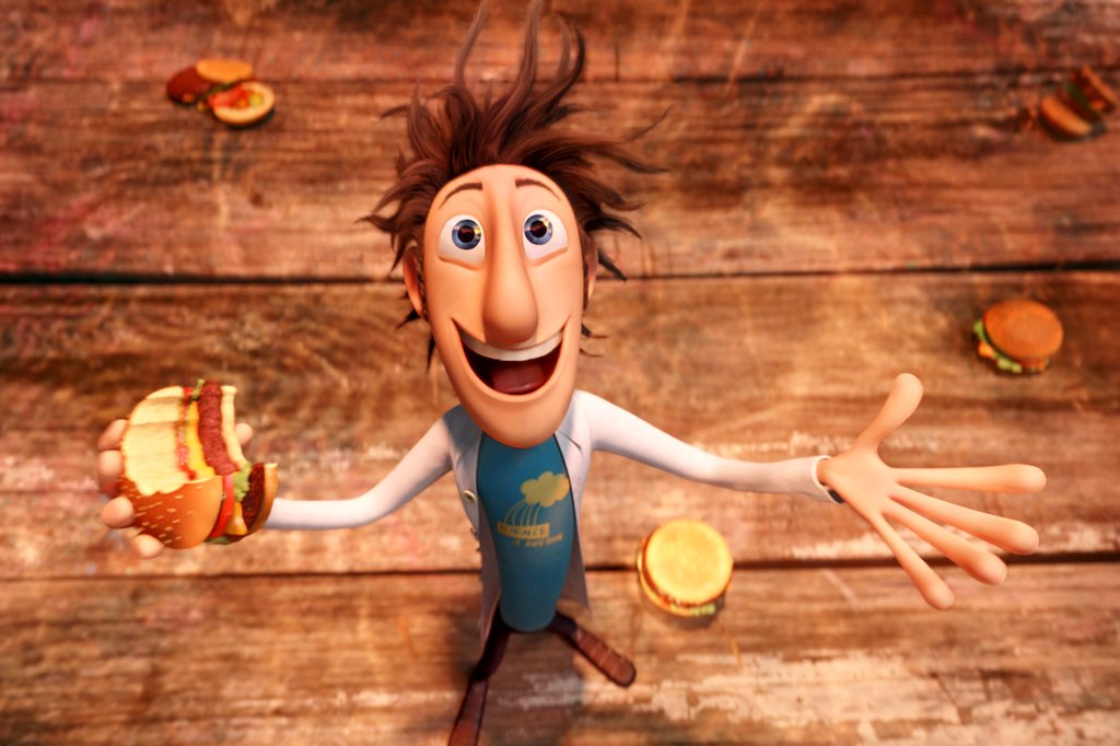 High Quality Cloudy with a chance of meatballs flynn Blank Meme Template