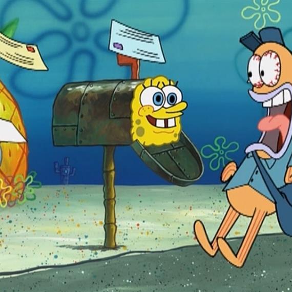 Spongebob mailbox Blank Meme Template