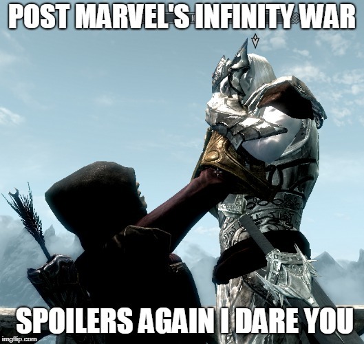 image tagged in serana doesn't like spoilers | made w/ Imgflip meme maker