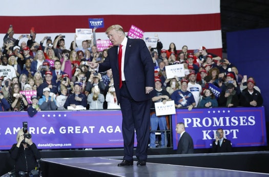 Trump rally Blank Meme Template