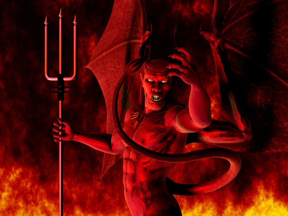 Satan Devil Daily Beast Blank Meme Template