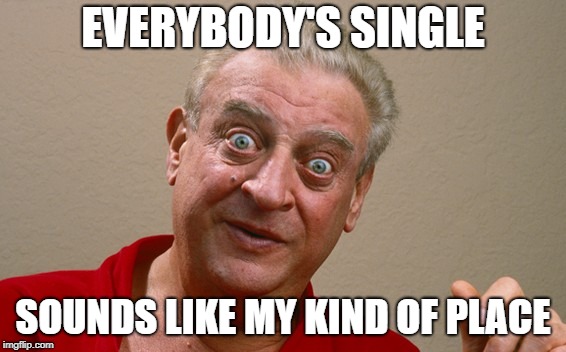 EVERYBODY'S SINGLE SOUNDS LIKE MY KIND OF PLACE | made w/ Imgflip meme maker