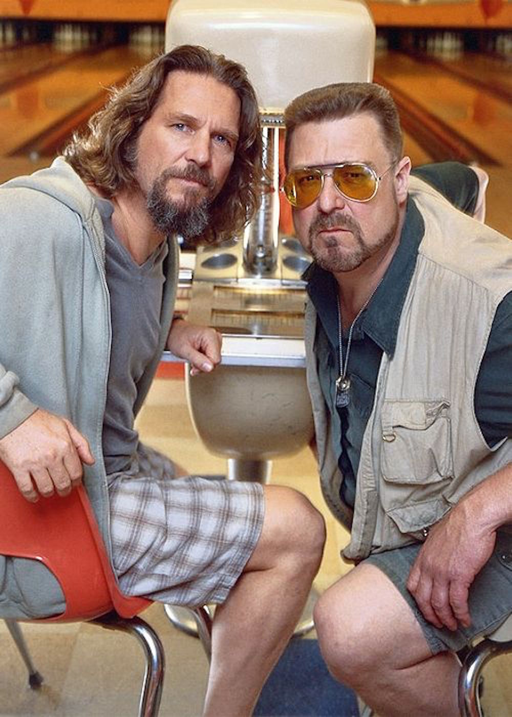 High Quality The Big Lebowski Dude and Walter Blank Meme Template