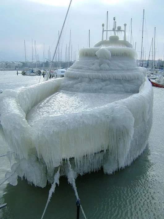 Ice yacht  Blank Meme Template