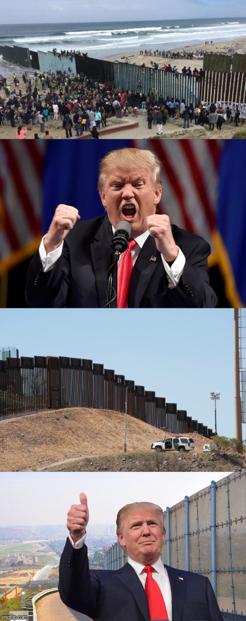 Happening today in San Diego | image tagged in wall,trump,illegal immigration | made w/ Imgflip meme maker