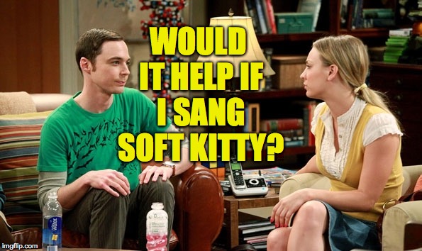 WOULD IT HELP IF I SANG SOFT KITTY? | made w/ Imgflip meme maker