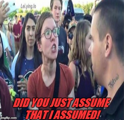 DID YOU JUST ASSUME THAT I ASSUMED! | made w/ Imgflip meme maker