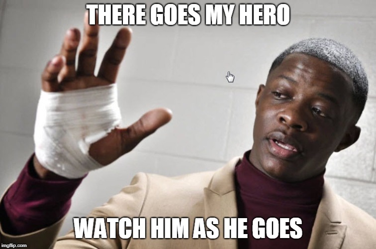 Waffle House Hero | THERE GOES MY HERO; WATCH HIM AS HE GOES | image tagged in waffle house,hero,political meme,meme | made w/ Imgflip meme maker
