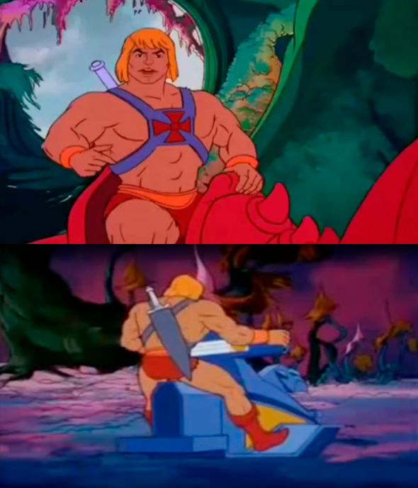 High Quality He man Blank Meme Template