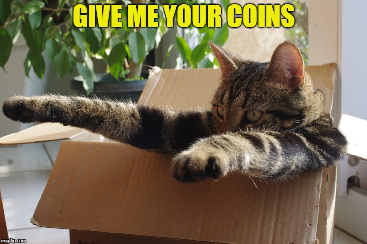 GIVE ME YOUR COINS | made w/ Imgflip meme maker