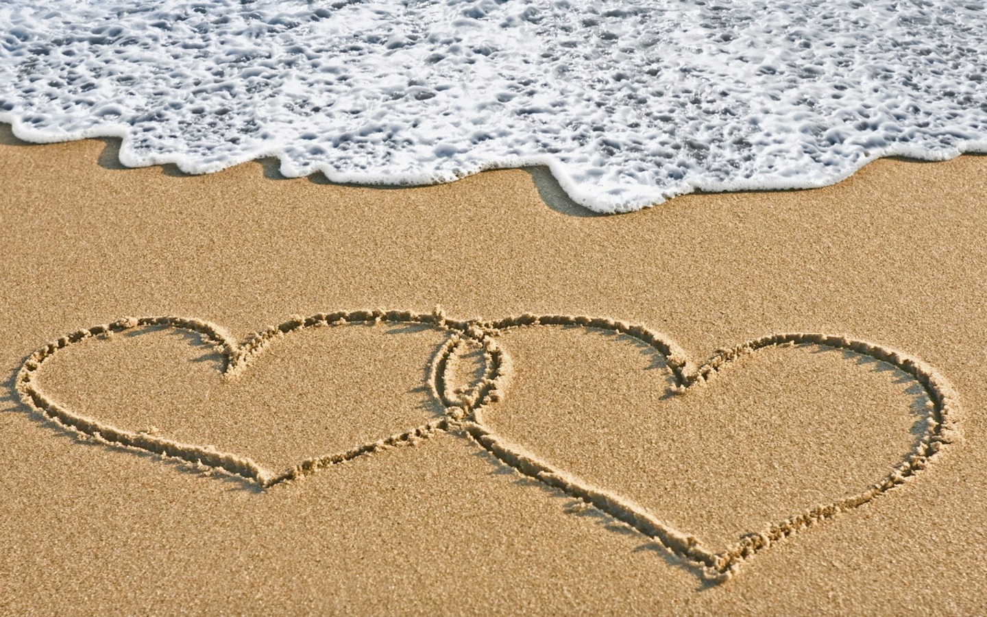 High Quality Hearts in Sand Blank Meme Template