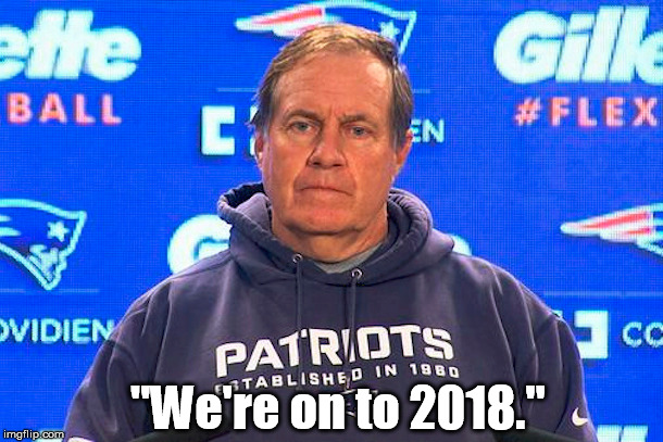 "We're on to 2018." | made w/ Imgflip meme maker