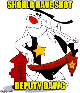 SHOULD HAVE SHOT DEPUTY DAWG | made w/ Imgflip meme maker