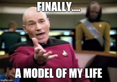 Picard Wtf Meme | FINALLY.... A MODEL OF MY LIFE | image tagged in memes,picard wtf | made w/ Imgflip meme maker