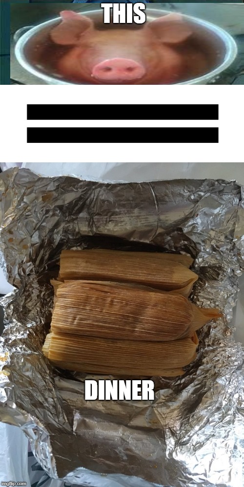 WHAT'S FOR DINNER? | THIS; DINNER | image tagged in dinner,tamales,tamale | made w/ Imgflip meme maker