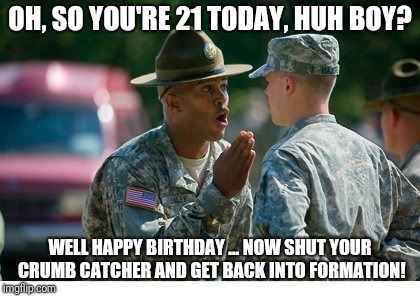 Army drill sergeant yelling Latest Memes - Imgflip