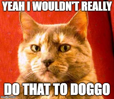 YEAH I WOULDN'T REALLY DO THAT TO DOGGO | made w/ Imgflip meme maker