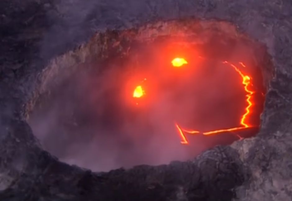 Smiley Kilauea Blank Meme Template