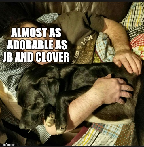 ALMOST AS ADORABLE AS JB AND CLOVER | made w/ Imgflip meme maker