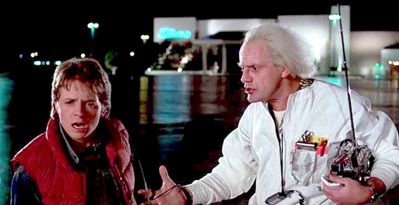 back to the future - are you telling me you built a time machine Blank Meme Template