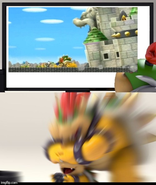 Don't wanna see daddy die eh | image tagged in bowser block | made w/ Imgflip meme maker