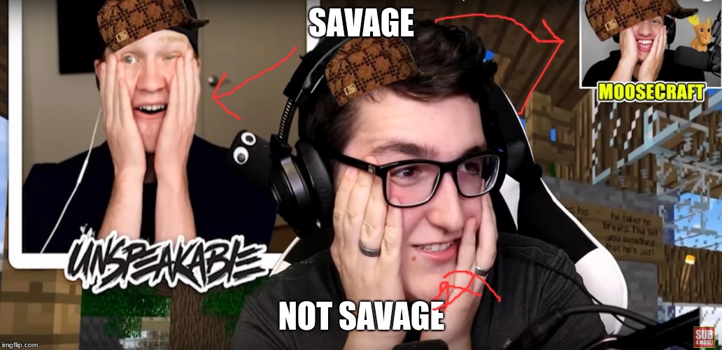 SAVAGE; NOT SAVAGE | image tagged in 1 savage,2 savage | made w/ Imgflip meme maker