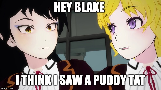 HEY BLAKE; I THINK I SAW A PUDDY TAT | made w/ Imgflip meme maker