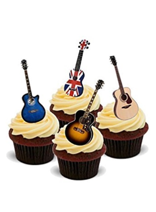 Cake Guitars Cupcakes Blank Meme Template