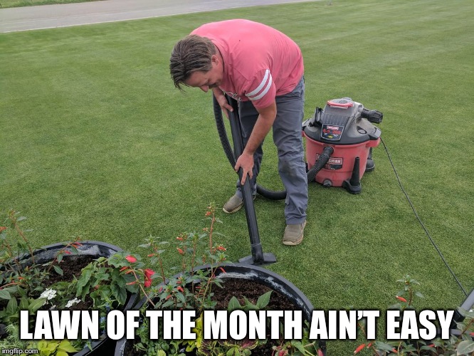 LAWN OF THE MONTH AIN’T EASY | made w/ Imgflip meme maker