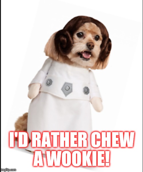 I'D RATHER CHEW A WOOKIE! | made w/ Imgflip meme maker
